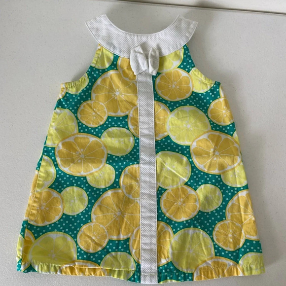 EUC | Gymboree baby girl’s lemon high neck dress set‎ — 12-18 months - Picture 2 of 8